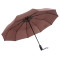 美度 MAYDU 纯色全自动开收三折晴雨伞 男士商务折叠雨伞 M3351 咖啡色