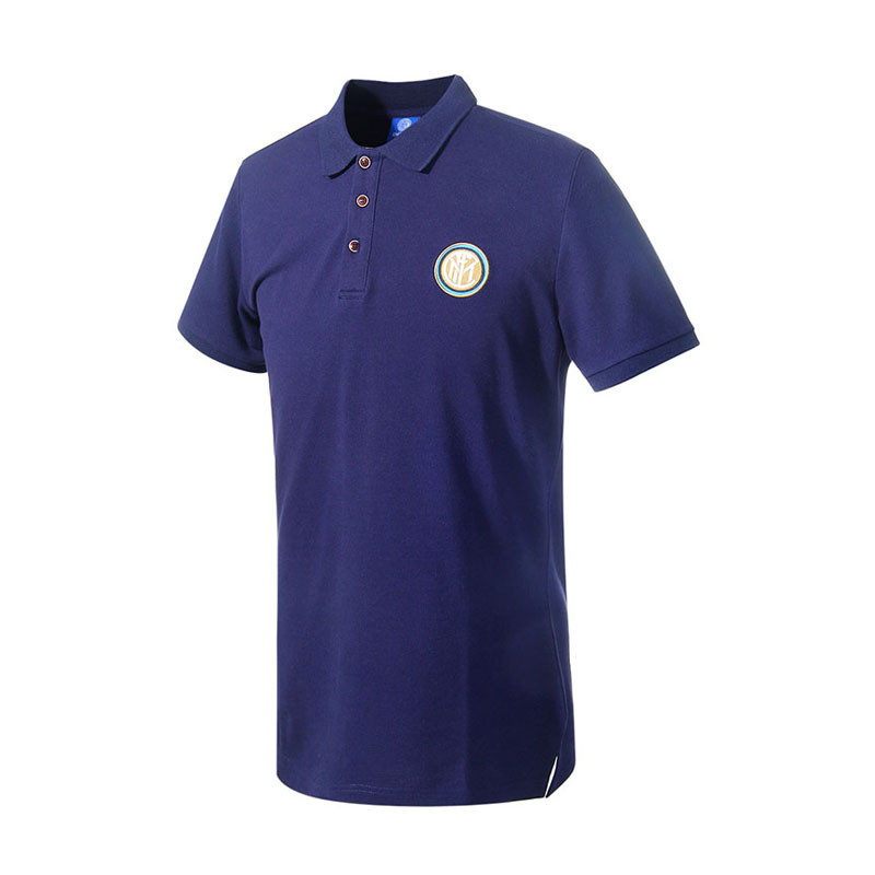 国际米兰俱乐部Inter Milan19年棉质T恤新品夏季男士短袖官方运动休闲潮流翻领经典刺绣POLO衫修身版型