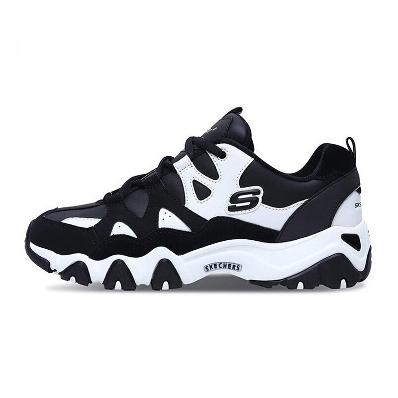 Skechers 斯凯奇女子D’LITES系列时尚绑带休闲鞋88888112/BLK 88888112_BLK 37