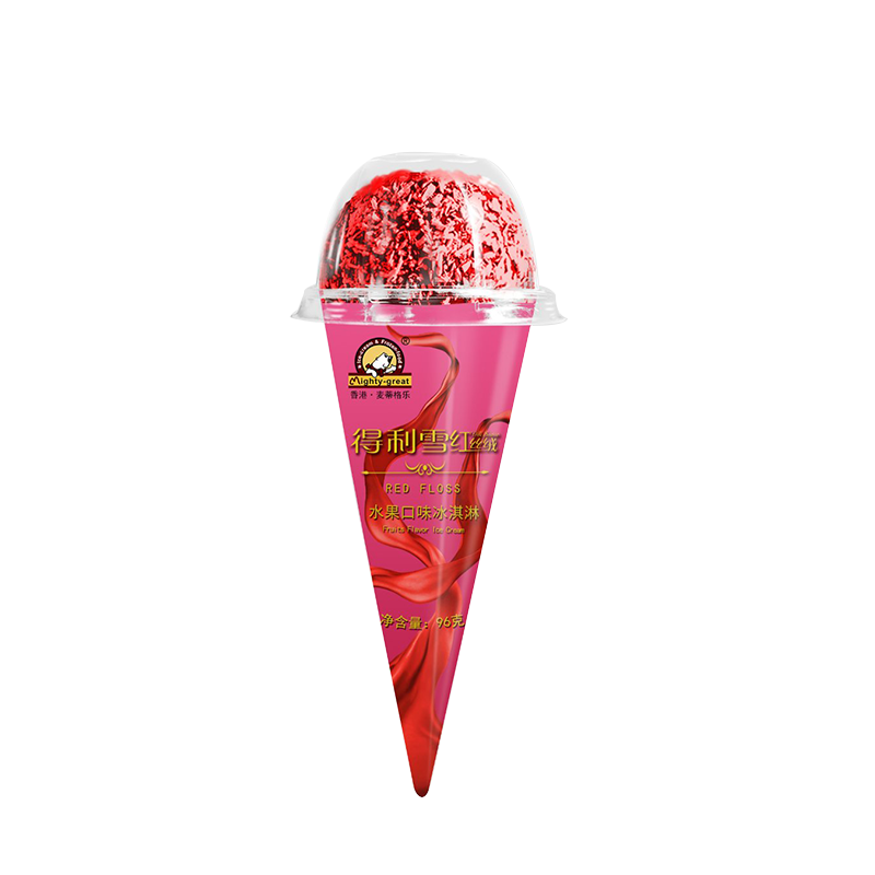麦蒂格乐网红红丝绒冰淇淋雪糕96g*12支