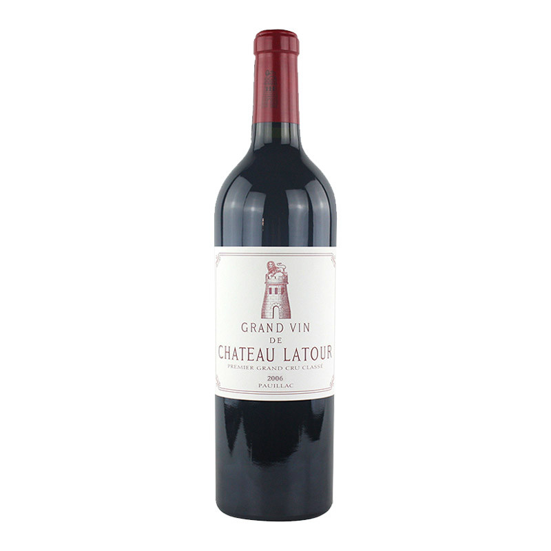 法国进口红酒 2006年拉图城堡波尔多AOC干红葡萄酒单支装750ml