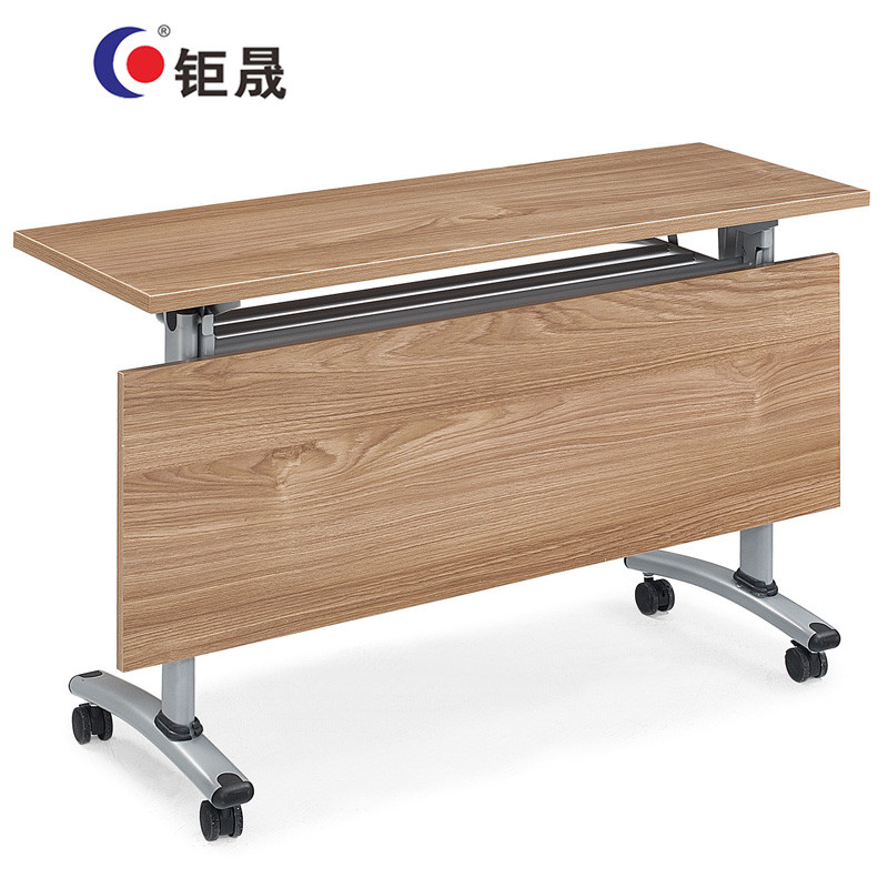 钜晟办公家具翻版桌1.4米培训条桌18P1403 橡木色