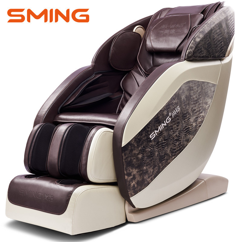 尚铭电器（SminG）按摩椅 SL型导轨家用太空舱全身按摩器蓝牙音响揉捏按摩沙发椅SM-838L星辰灰