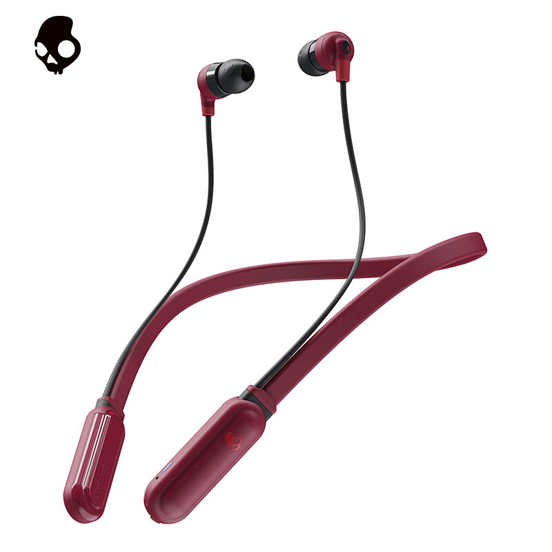 斯酷凯蒂(Skullcandy)INKD+ WIRELESS S2IQW-M685无线蓝牙耳机轻便运动耳机 砖红色