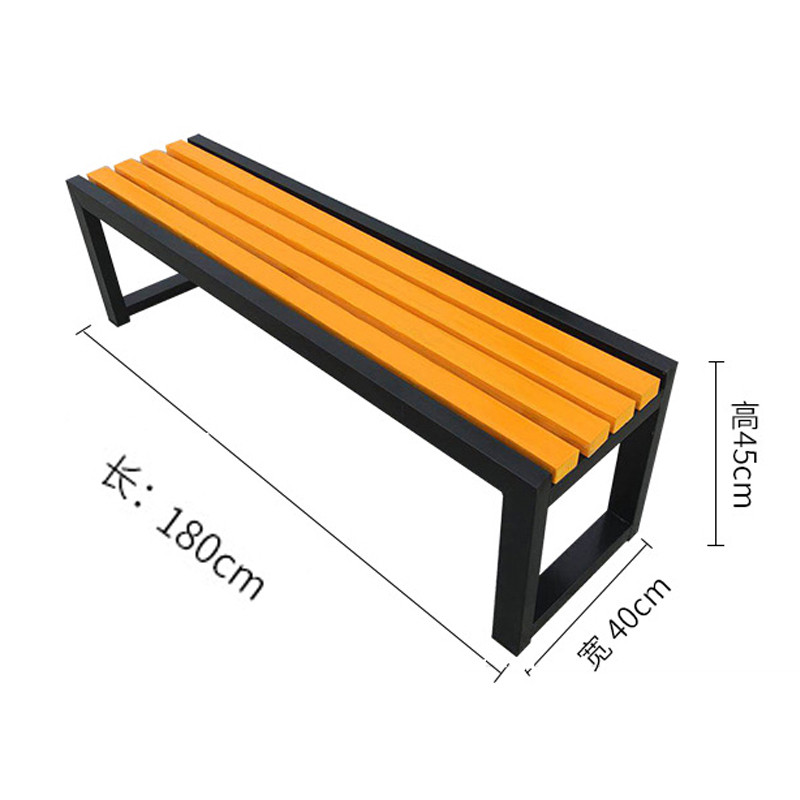 鑫金虎 长椅公园椅户外园 长180*宽40*高45cm