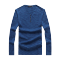 罗蒙(ROMON) 秋季男士休闲长袖针织衫005F 180 蓝色