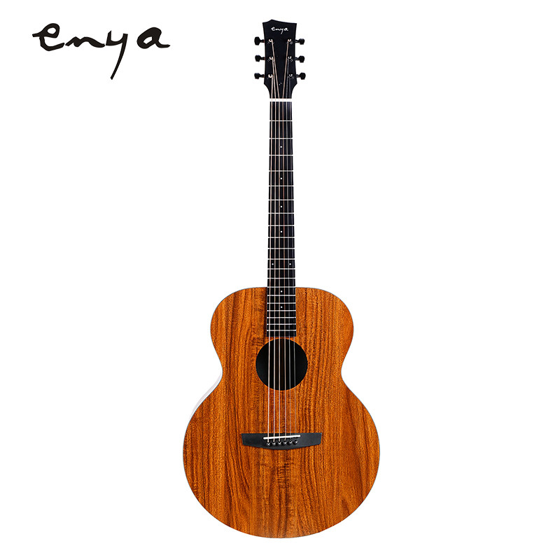 恩雅（enya）EM-X1科技旅行吉他混合全单民谣木吉他初学者儿童小吉他guitar36英寸 原木色