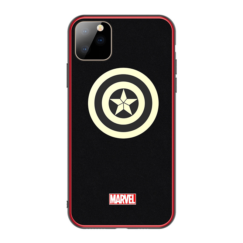 咪咕漫威Marvel iPhone 11 Pro 欧蒂兰保护壳 黑金限量版-美国队长