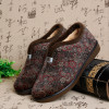迪鲁奥（DILUAO)中老年冬季女款棉鞋老北京布鞋保暖老人棉靴加绒套脚大码女棉靴子 红色 34.