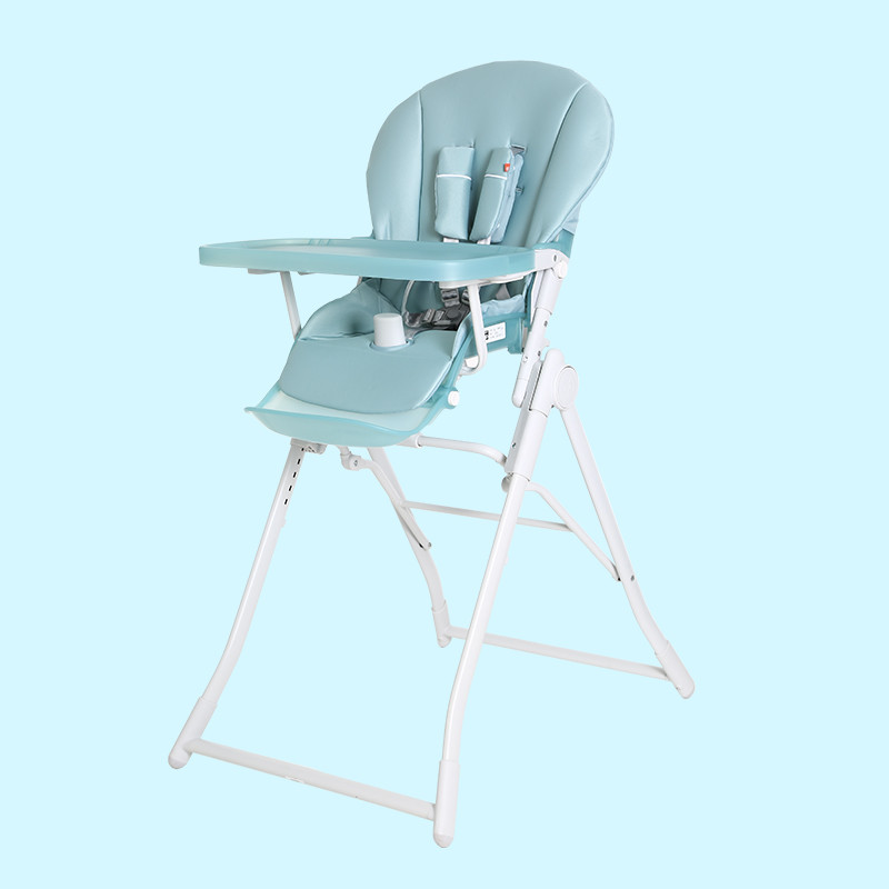 gb好孩子 婴幼儿 便携式餐椅 可调节可折叠 儿童餐椅 Y290 灰绿