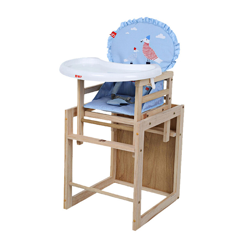 gb好孩子实木多功能组合餐椅 木质 儿童餐椅 MY312-M403B(6-36个月)