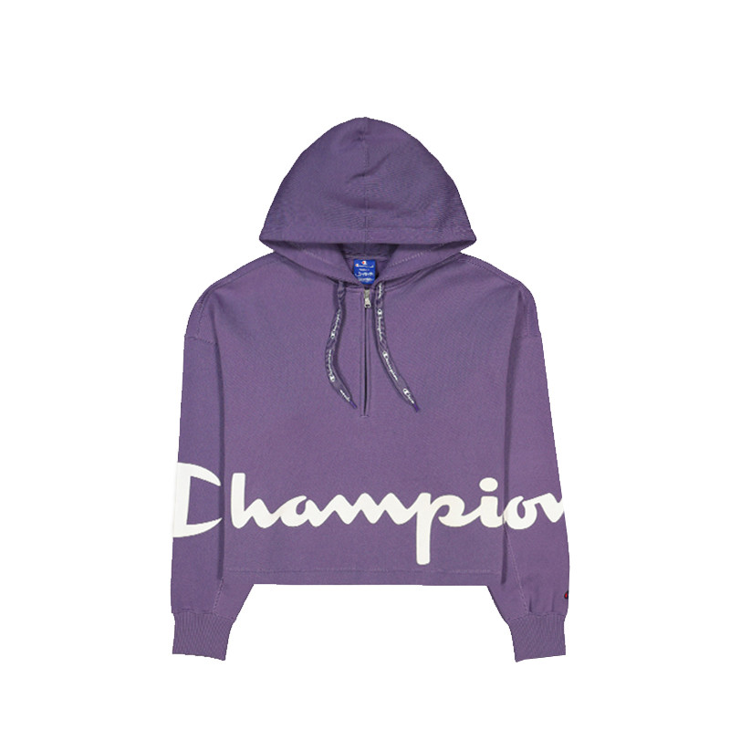 Champion 女士连帽运动衫卫衣111915 L 紫色