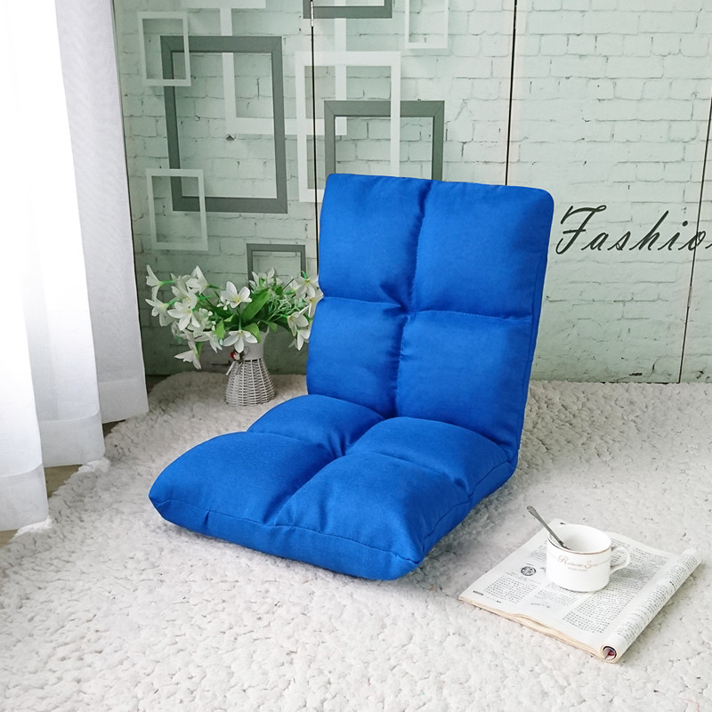 特价卧室小沙发 小型客厅网吧租房服装店单人沙发椅双人布艺小户型沙发 海蓝色—塑料尼龙脚-单人（海绵款）