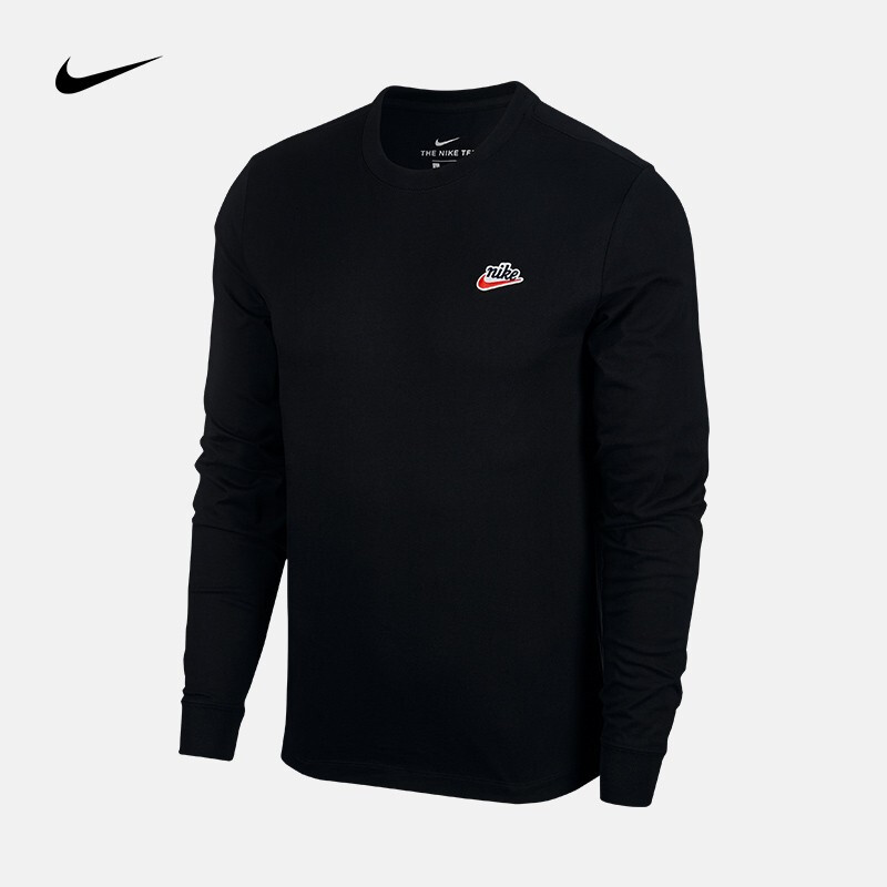 Nike耐克男装春季新款圆领透气舒适轻便运动卫衣套头衫AR3374-038 CJ8439-010 XL