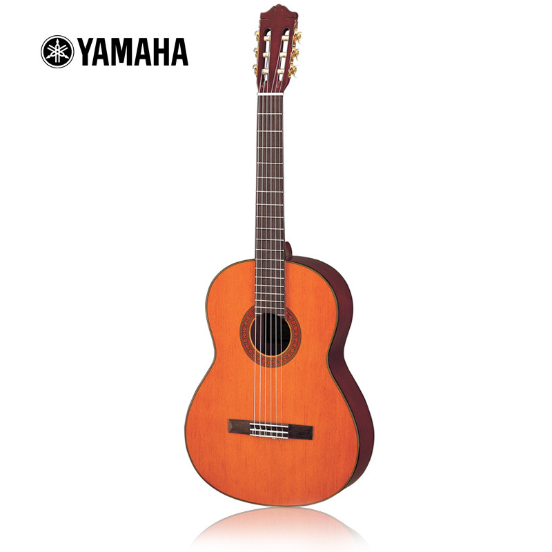 雅马哈（YAMAHA）C70古典吉他考级初学练习吉它39英寸亮光原木色 原木色