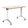 钜晟 办公桌办公家具可移动会议桌1.2米办公桌带挡板移动拼接JSZ09 1200*500