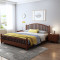 天惠子 床 实木床北欧现代简约 双人床1.8米1.5米大婚主卧床 1.5米单床+1柜+10cm天然椰棕垫