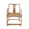 中式椅子靠背椅茶凳茶椅实木餐椅榆木官帽椅禅意圈椅太师椅扶手椅 K款成品不包邮