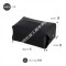 方形大小号欧式新款样板房皮纸巾盒收纳抽纸盒家用创意简约卫生间_4_335 纯黑色-小号