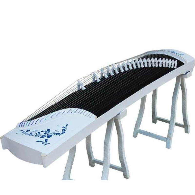 四海韵扬专业红木白色古筝之蓝色妖姬\/考级必