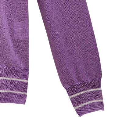vancl凡客诚品 可机洗舒适纯羊毛素色开衫(女款) 灰紫色 m