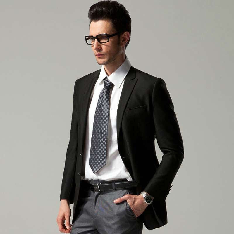 杉杉FIRS 男装商务休闲韩版单西西服外套FXW