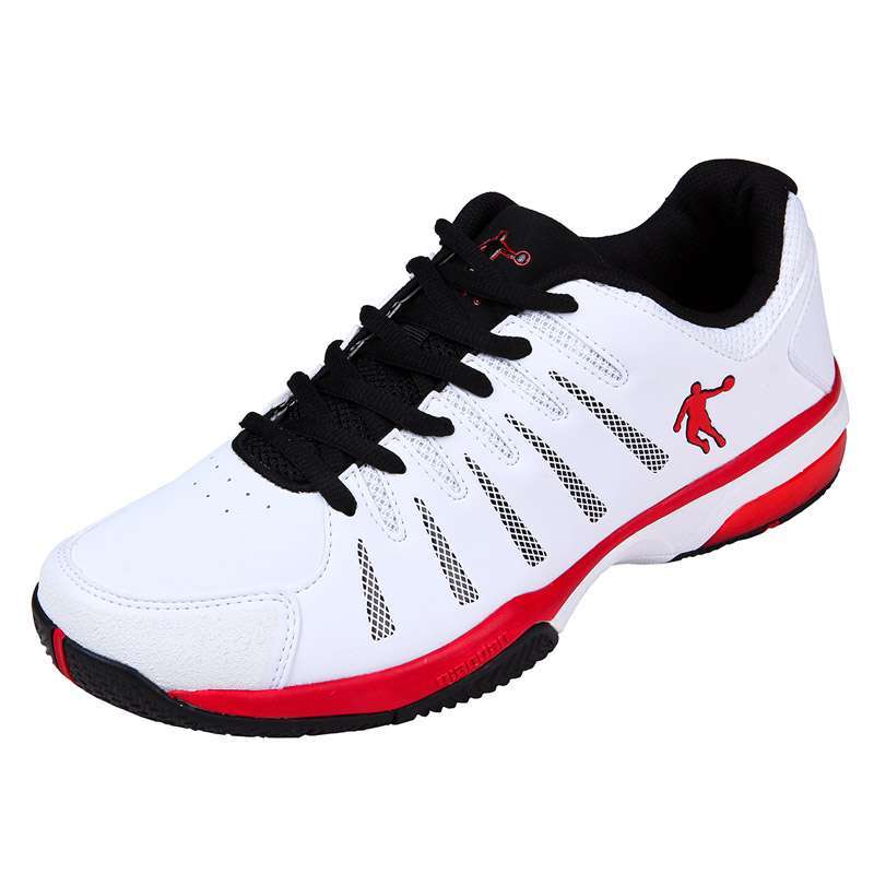乔丹 男款 网球鞋CM3320603白色\/乔丹红 42【