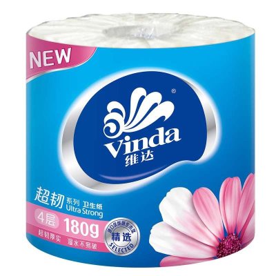 维达 卷纸 超韧4层180克卫生纸*10卷图片