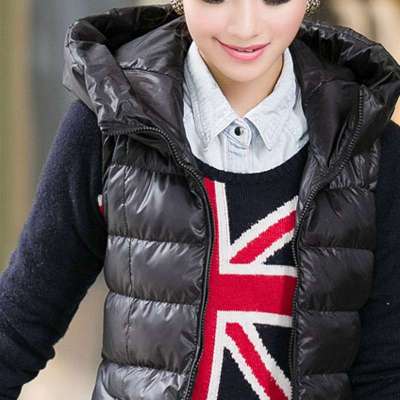 班森 BANSEN 2013<em>新款女装</em>秋冬装羽绒<em>棉马甲</em>