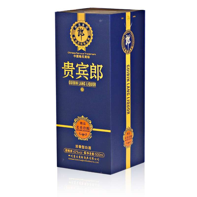 郎酒牌精品柔香珍酿贵宾郎酒42度500ml