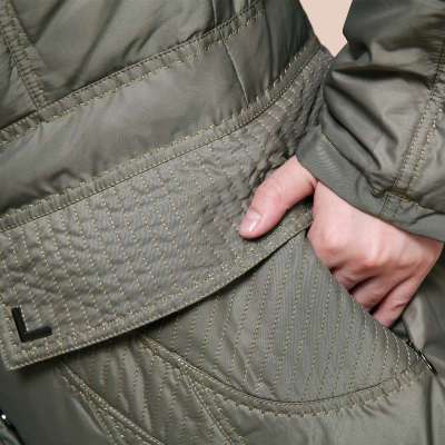 春潭<em>羽绒服</em> 2013新款<em>超大码女</em>秋冬装 修身中长