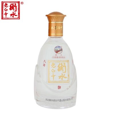 白酒 衡水老白干 41度八年 500ml【6瓶装】送礼 家庭聚会