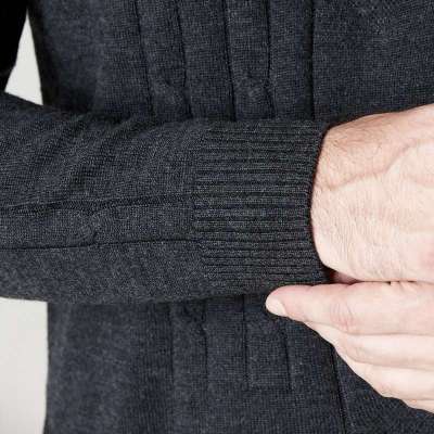 庄吉正品 中青年男士<em>毛衣</em>外套 <em>男款</em>秋冬<em>加厚</em>保