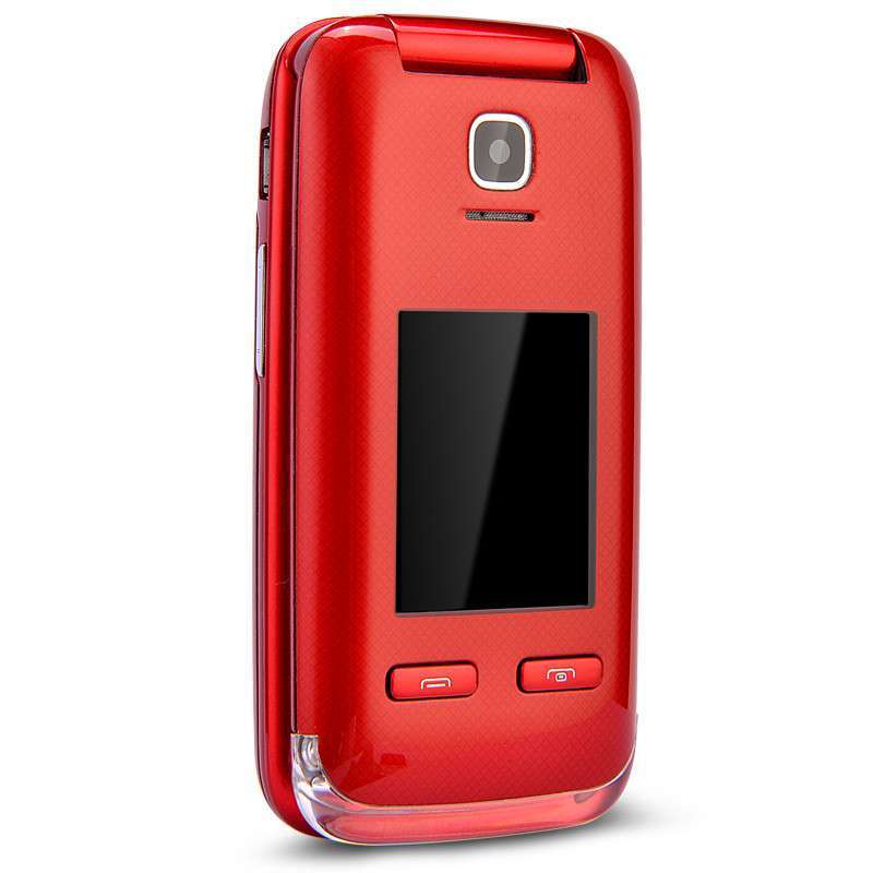 东信eg520红色现货 翻盖老人手机