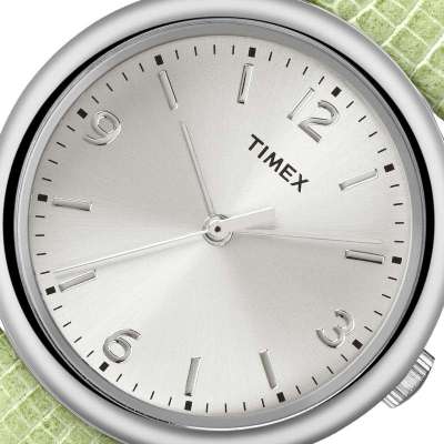 <em>天美时TIMEX</em> <em>简约</em>炫色<em>系列</em>-真皮鳄鱼纹石英女