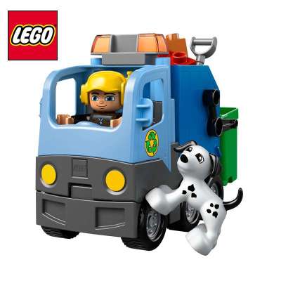 乐高LEGO 儿童礼物垃圾车积木模型拼装玩具L