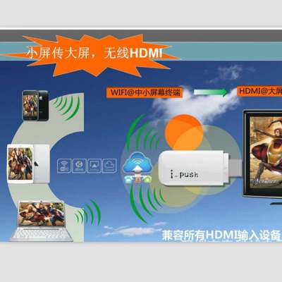 y 无线HDMI 高清视频接收播放器 苹果iphone 三