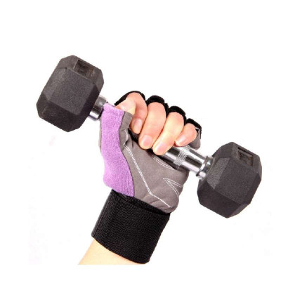 骐骏高档健身手套 男士女士半指运动手套 健身