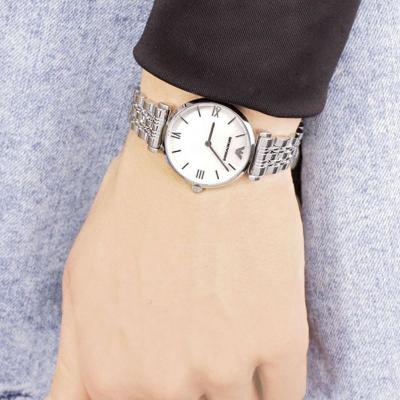 新品Armani 阿玛尼手表时尚精钢贝母表盘女表