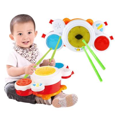 正品承诺澳贝聪明小鼓手婴儿玩具拍拍鼓音乐敲
