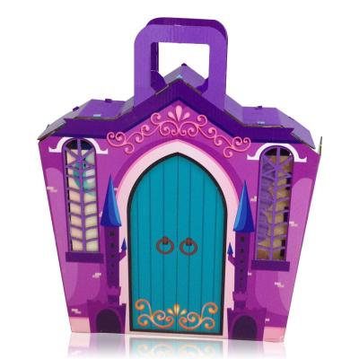 梦幻芭芘3D接图 芭比娃娃甜屋别墅家具大礼盒