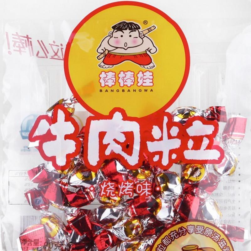 中粮我买网 棒棒娃牛肉粒(烧烤味 袋装 90g)