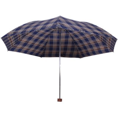 天堂 339S格三折钢雨伞 蓝格 蓝格【报价、价