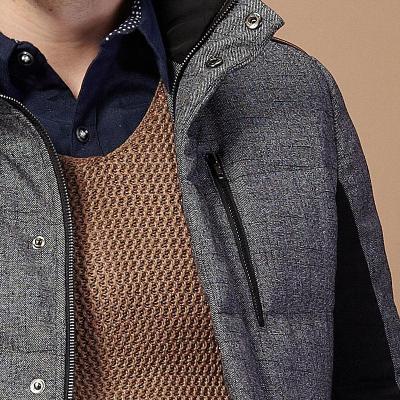 鸭鸭2014秋冬专柜正品羽绒服男短款修身加厚