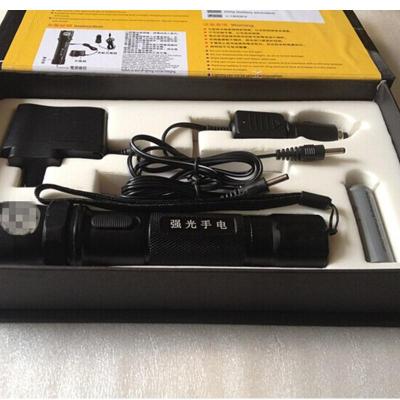 捍卫者2000型铝合金led强光手电筒 黑色