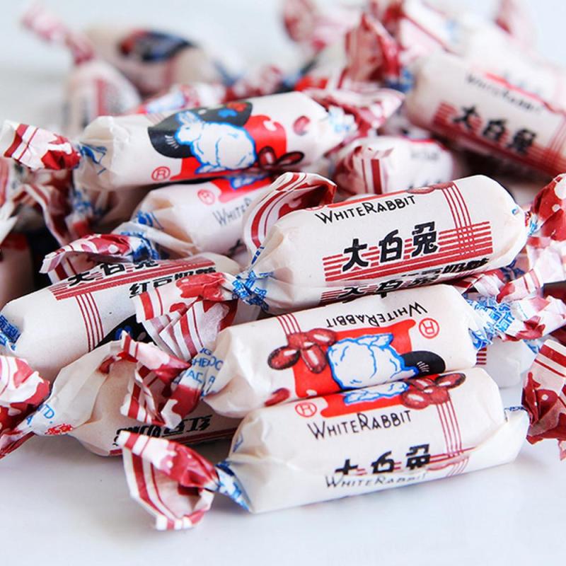 大白兔散装奶糖(红豆)500克经典纯正奶味最受欢迎的奶糖系列产品上海