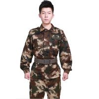 2016户外运动男士军训教官服作训服 四季迷彩
