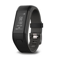 GARMIN 运动健康监测手环vivosmart HR+ GPS腕式光学心率测量-灰色