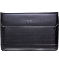 蓝盛LENTION 苹果笔记本内胆包 Macbook13英寸电脑包笔记本电脑真皮简约风内胆包保护套 黑色