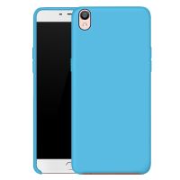 美逸 OPPO R9/R9S手机壳 液态硅胶保护套 适用于OPPO R9/R9S 晴空蓝 晴空蓝